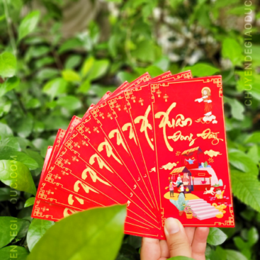 xấp bao lì xì xuân đong đầy mẫu 31