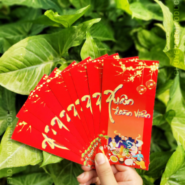 xấp bao lì xì xuân đoàn viên mẫu 32