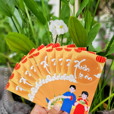 xấp bao lì xì xuân tạ ơn mẫu 33