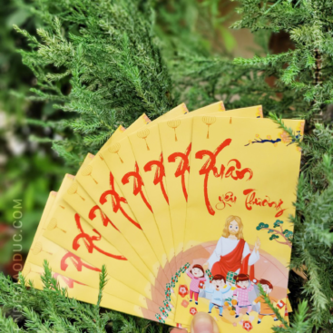 xấp bao lì xì xuân yêu thương mẫu 34