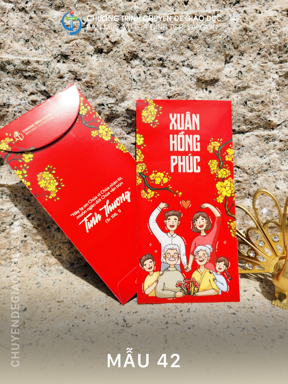 BAO LÌ XÌ XUÂN HỒNG PHÚC [Mẫu 42]